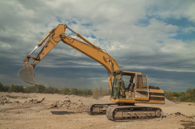 Açık döküm madencilik Paletli ekskavatör