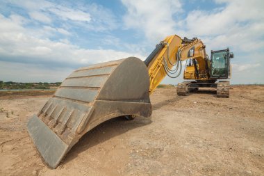 Açık döküm madencilik Paletli ekskavatör