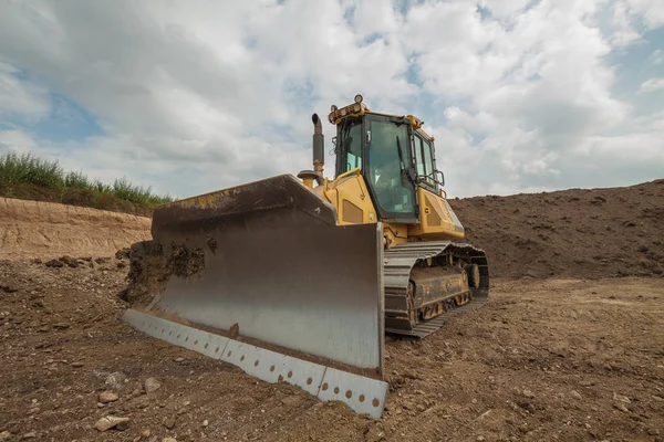 Bulldozer Construction Site — Stock Photo, Image