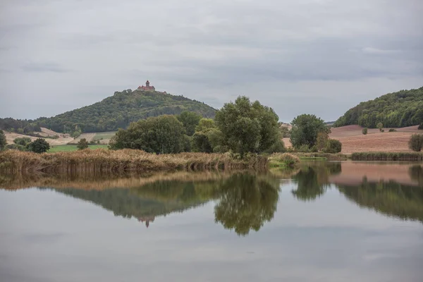 Paisaje Con Castillo Viejo — Foto de Stock