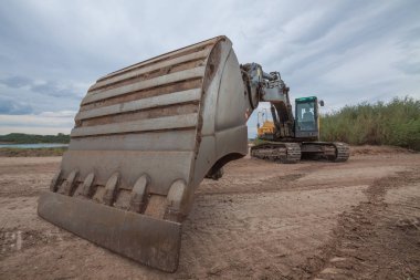 Açık döküm madencilik Paletli ekskavatör