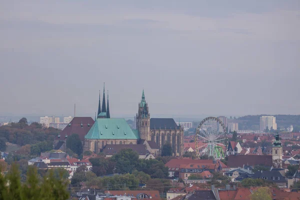 Erfurt Státní Hlavní Město Durynsko — Stock fotografie