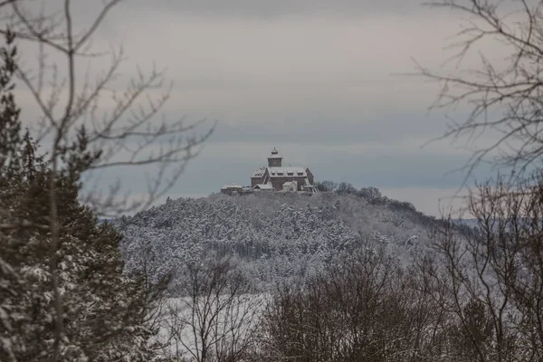 Bela Paisagem Inverno — Fotografia de Stock