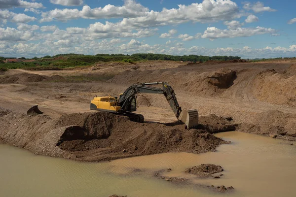 Excavadora Pozo Abierto — Foto de Stock
