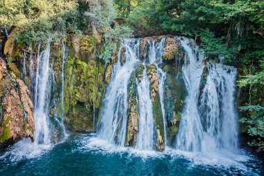 Waterfall Martin Brod, Bosnia and Herzegovina clipart