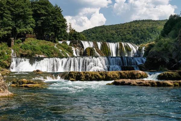 Strbacki Buk Vodopád Una Řece Bosna Hercegovina — Stock fotografie