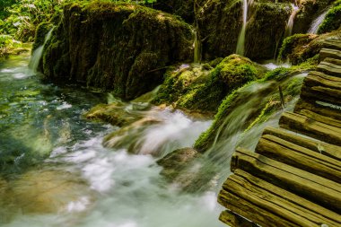 Şelalenin plitvice Milli Parkı, Hırvatistan