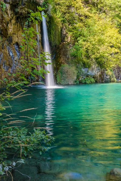 Cascate Nel Parco Nazionale Plitvice Croazia — Foto Stock