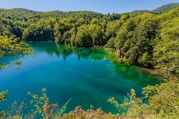 克罗地亚国家公园的普利特维切湖 — 图库照片