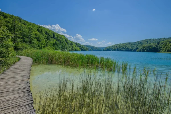 克罗地亚国家公园的普利特维切湖 — 图库照片