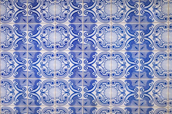 Azulejos Tradycyjna Ozdoba Domów Portugalii — Zdjęcie stockowe