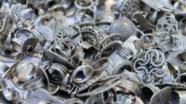 Birçok halkadan oluşan fotoğraf arkaplanı