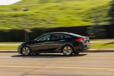 Hareket hız siyah tam boy sedan