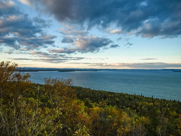 Vista Della Baia Huron Dal Decimo Miglio Isola Manitoulin — Foto Stock