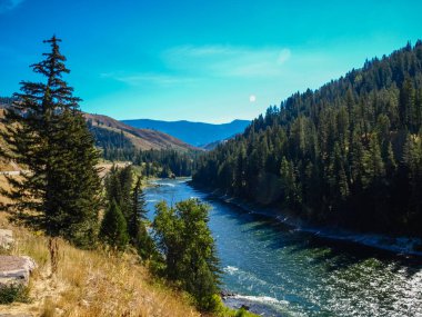 Idaho yakınlarındaki Snake Nehri, Abd