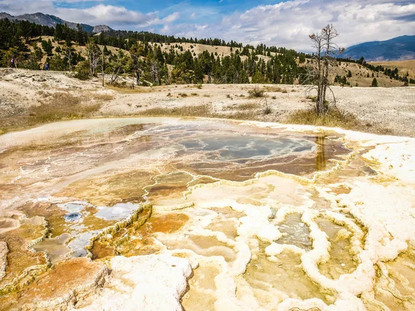 Dünya Gezegeni Mars Değil Yellowstone Ulusal Parkı Abd — Stok fotoğraf