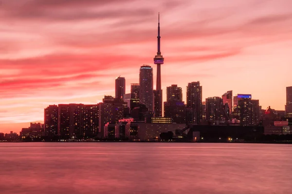 Quiet Sunset City Toronto Ontario Canada — Stock Photo, Image