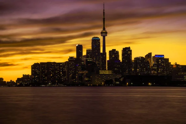 Sundown City Toronto Ontario Canada — Stock Photo, Image