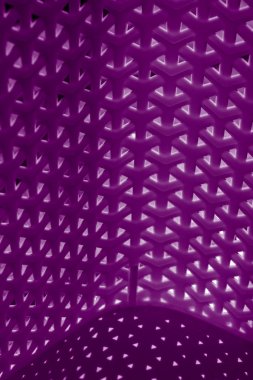 Mor çok boyutlu iç içe geçmiş desen