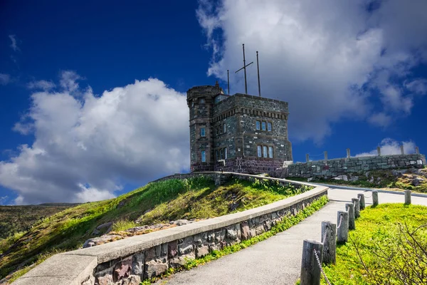 Signal Hill'de parlak bir öğleden sonra, Newfoundland, Kanada