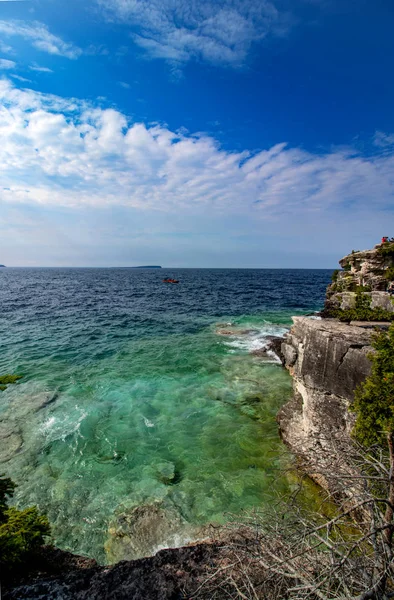 Perfecte avond in de Georgische baai-Lake Huron — Stockfoto