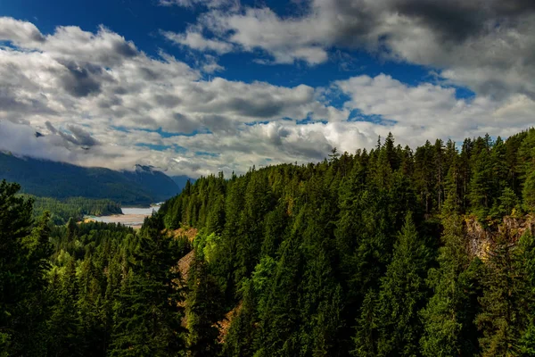 Bella valle dove scorre il fiume Brandywine — Foto Stock