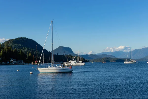 Perfecte mix van zon en kleur bij Gibsons, BC — Stockfoto