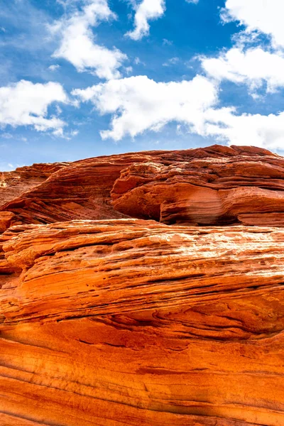 Huge Boulders Red Rock Glenn Canyon Dam Usa — Stock Photo, Image