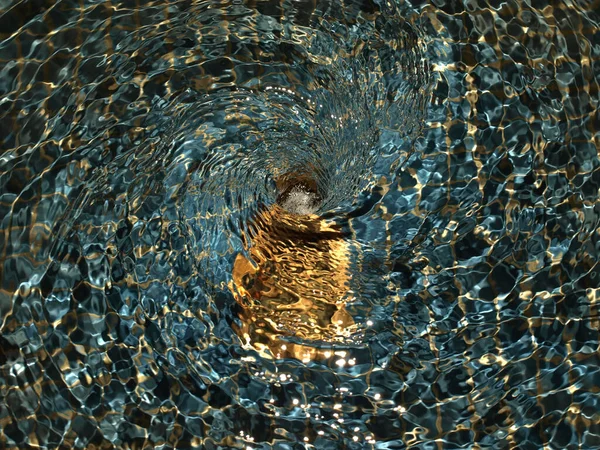 Waterloo, Ontario, Kanada 'da altın çeşmesi