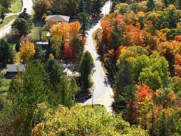 Dorset Seen Bright Fall Day Ontario Canada — Stock Photo, Image