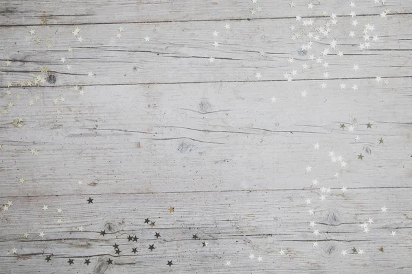 Schöne Weihnachtshintergrund Mit Weißen Holzplanken — Stockfoto