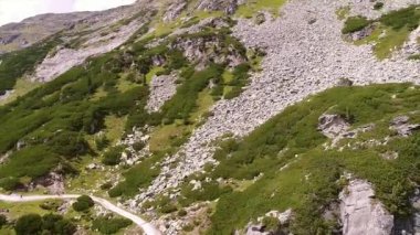 panoramik Kolnbrein rezervuar Hohe Tauern Sıradağları, Avusturya 
