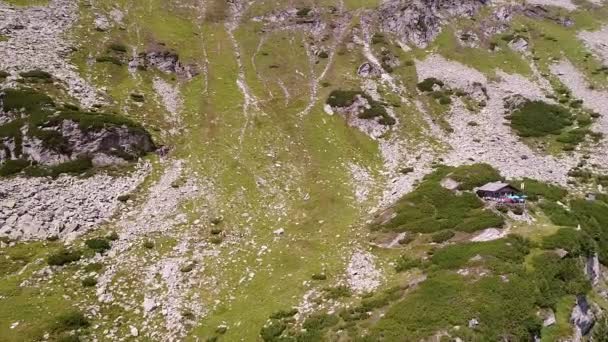 Panoramiczny Widok Zbiornik Kolnbrein Pasmo Górskie Wysokie Taury Austria — Wideo stockowe