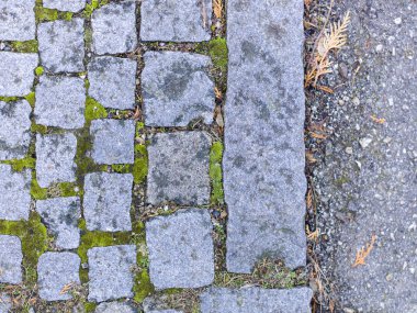 eski yıpranmış gri kaldırım arka plan