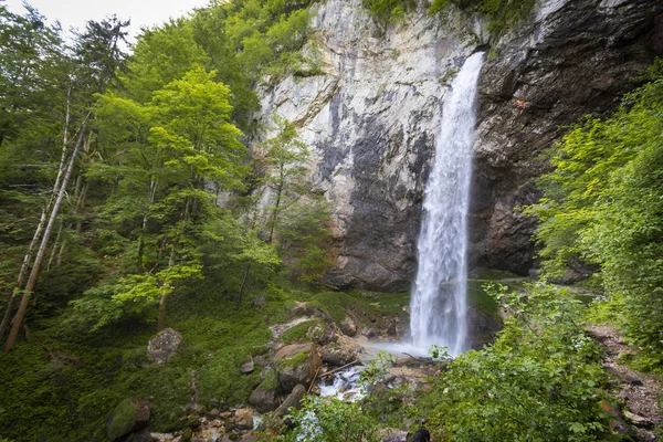 Cascada Gigante Llamada Wildensteiner Austria — Foto de Stock