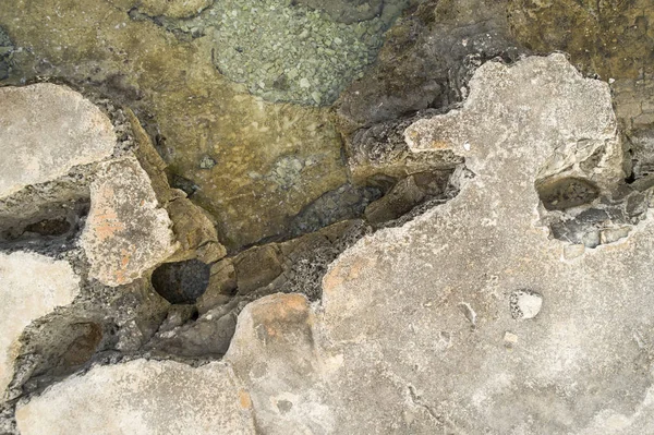 Flygfoto Över Sten Kusten Vid Sommardag Kroatien — Stockfoto