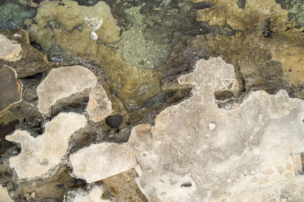 石头海岸鸟瞰在夏天天 克罗地亚 — 图库照片