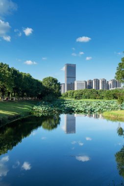 Çin 'deki Lakeside modern ofis binası