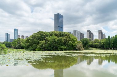 Çin 'deki Lakeside modern ofis binası