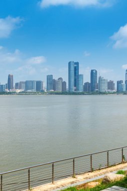 Nanchang 'ın Şehir Sahnesi Yeni Bölge, Jiangxi, Çin