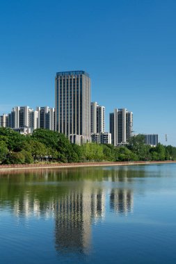 Çin 'deki Lakeside modern ofis binası