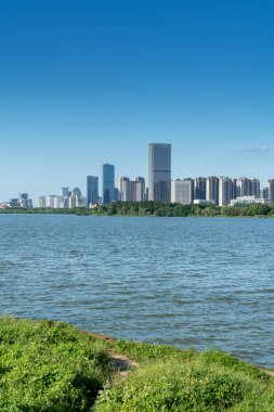 Çin 'deki Lakeside modern ofis binası