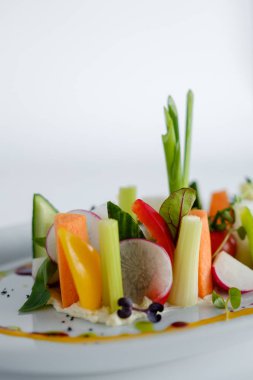 Sebze karışımı. Güzel hizmet gıda Restoran