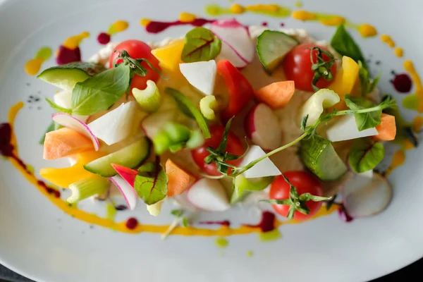 Sebze karışımı. Güzel hizmet gıda Restoran