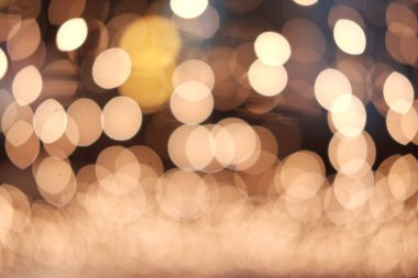 Bulanık Noel ışıkları