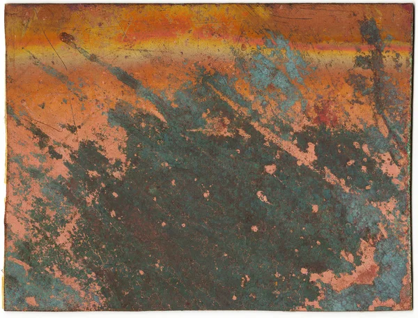 Textura Grunge Superficial Pelada Agrietada Metal Oxidado Antiguo —  Fotos de Stock