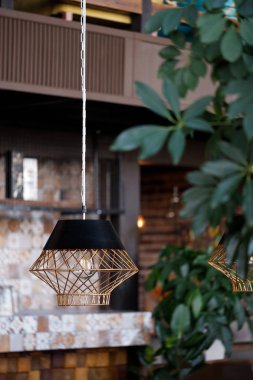 Güzel sokak lambası görünümü