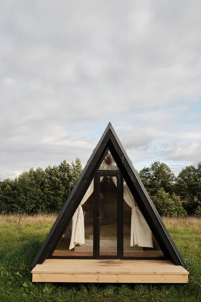 Wigwam Naturaleza Concepto Camping Glamping Vida Campo — Foto de Stock