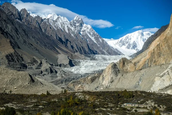 Passu Gletscher Umgeben Von Bergen Karakorum Gilgit Baltistan Pakistan — Stockfoto