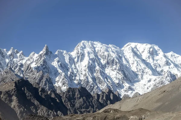 Snow Capped Mountains Karakoram Range Passu Gilgit Baltistan Pakisatn — Stock Photo, Image